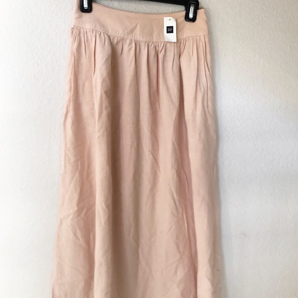 Gap pink midi skirt